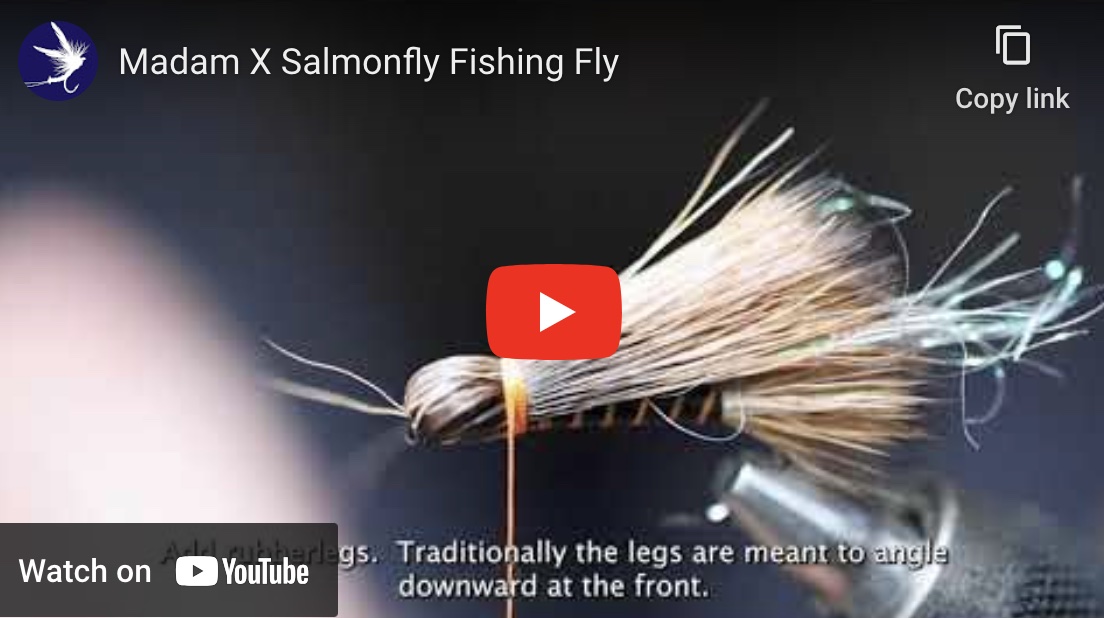 Tying the Madam X Salmonfly Fishing Fly